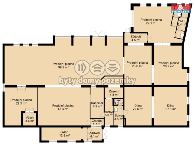 Prodej, Obchodní objekt, Rudolfov