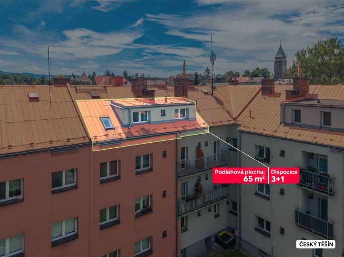 Prodej, Byt 3+1, Český Těšín