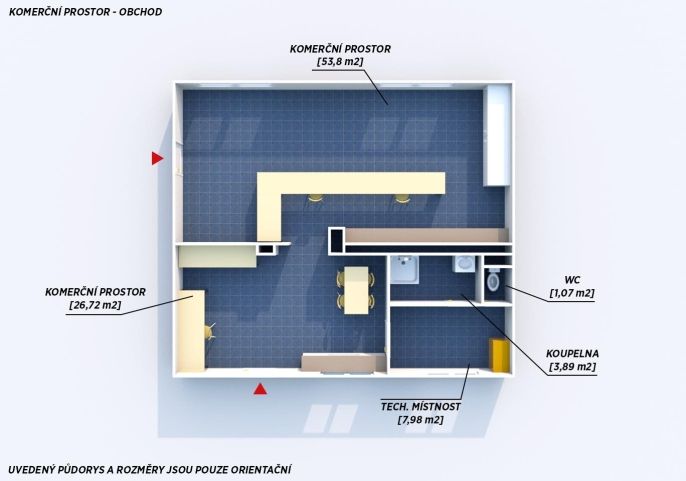 Pronájem, Obchod a služby, Králův Dvůr