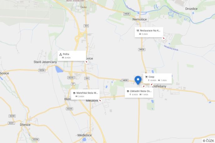 Prodej, Rodinný dům, Ostřešany