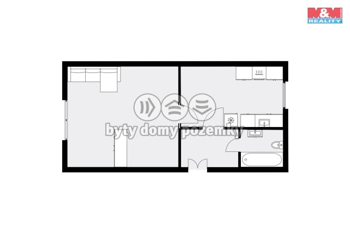 Prodej, Byt 1+1, Hradec Králové