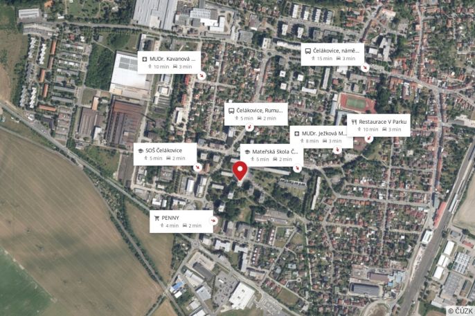 Prodej, Byt 2+1, Čelákovice