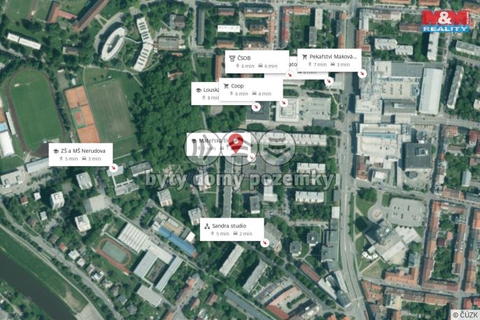 Pronájem, Byt 1+1, České Budějovice