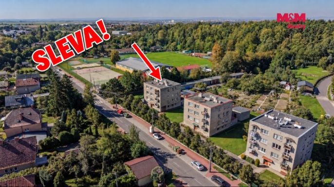 Prodej, Byt 3+1, Velká Bystřice