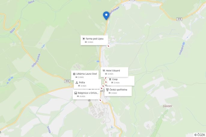 Prodej, Louka, Rokytnice v Orlických horách