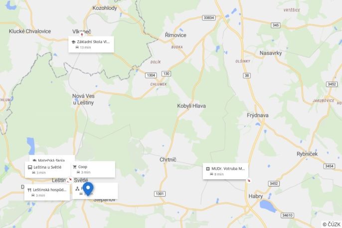 Pronájem, Byt 2+1, Leština u Světlé