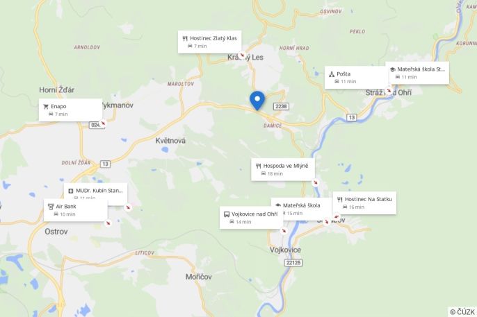Prodej, Pozemek k bydlení, Krásný Les