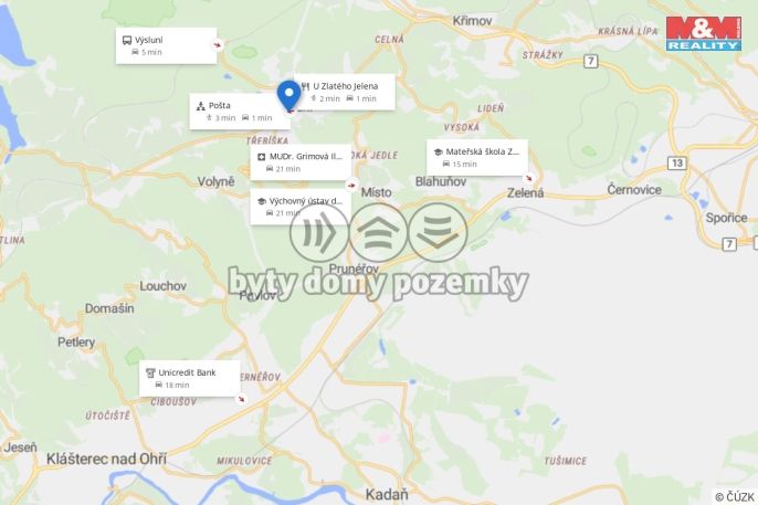 Prodej, Pozemek k bydlení, Výsluní