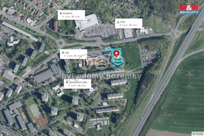 Pronájem, Komerční pozemky, Sokolov