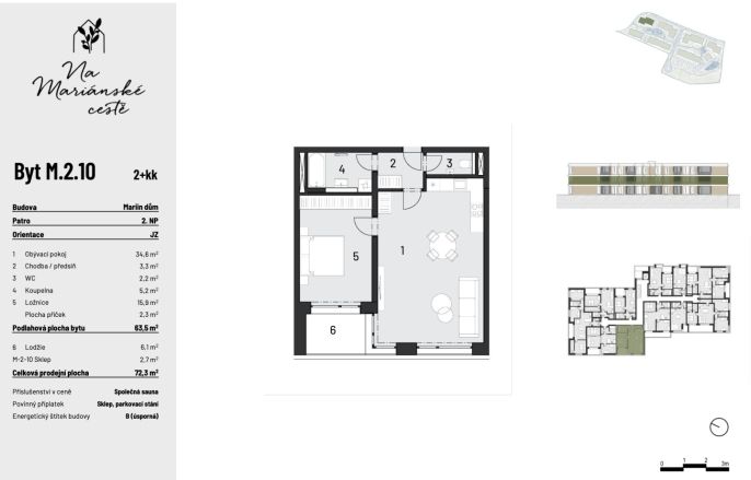 Prodej, Byt 2+kk, Brandýs nad Labem-Stará Boleslav