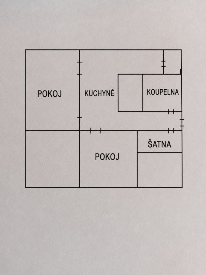 Pronájem, Byt 2+1, Česká Lípa