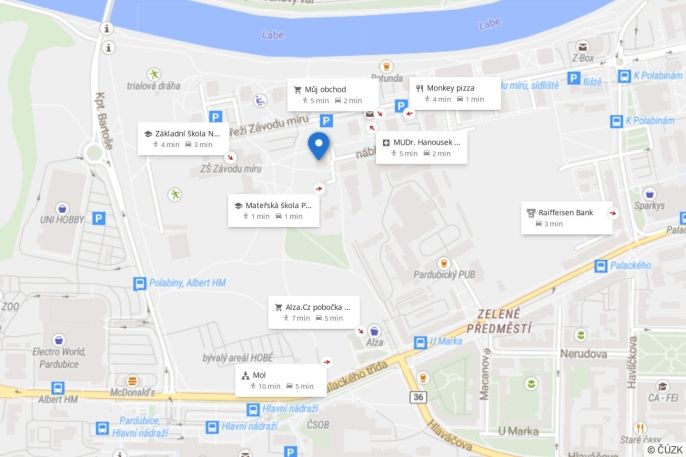 Prodej, Byt 1+kk, Pardubice