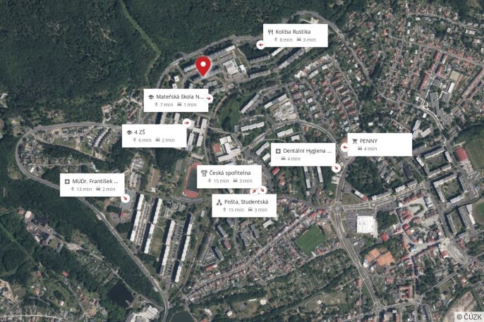 Prodej, Byt 1+1, Jirkov