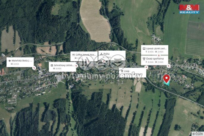 Prodej, Pozemek k bydlení, Lipová-lázně