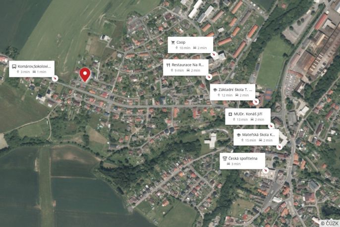 Pronájem, Rodinný dům, Komárov