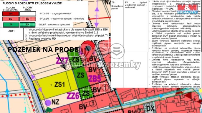 Prodej, Pozemek k bydlení, Dub nad Moravou