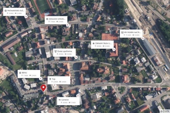 Pronájem, Byt 2+kk, Hrádek nad Nisou