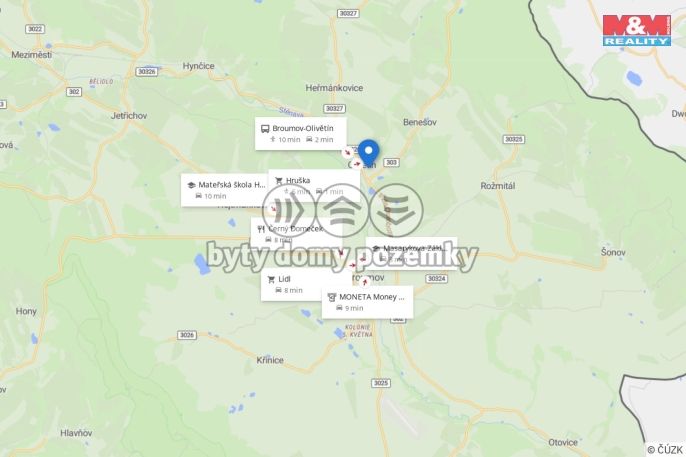 Prodej, Byt 3+kk, Broumov
