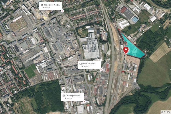 Prodej, Komerční pozemky, Plzeň