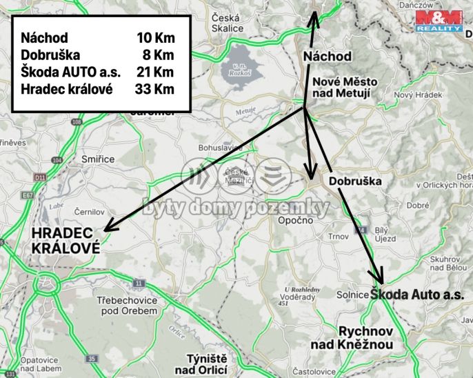 Prodej, Byt 3+1, Nové Město nad Metují