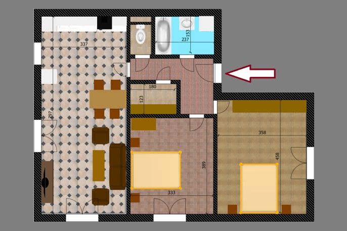 Prodej, Byt 3+kk, Bečváry