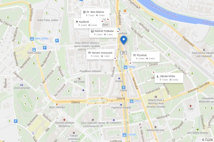 Pronájem, Byt 2+kk, Praha