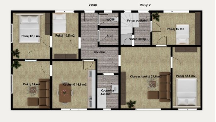 Prodej, Nájemní dům, Domousnice