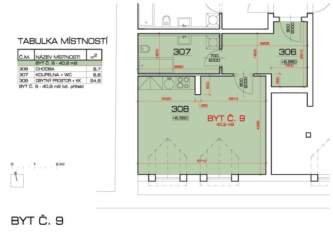 Pronájem, Byt 1+kk, Třebechovice pod Orebem