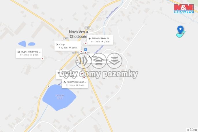 Prodej, Pozemek k bydlení, Nová Ves u Chotěboře