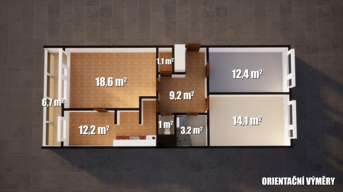 Prodej, Byt 3+1, Praha