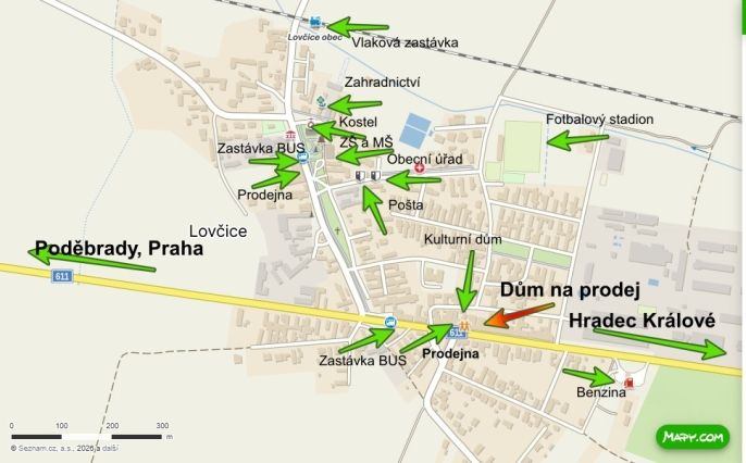 Prodej, Rodinný dům, Lovčice