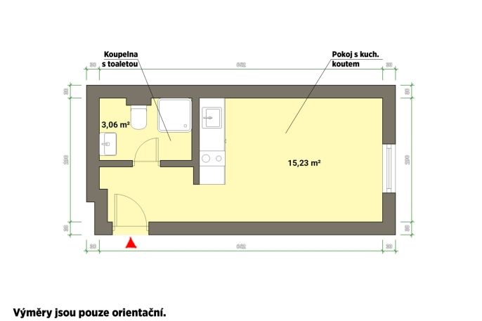 Pronájem, Byt 1+kk, Mariánské Lázně