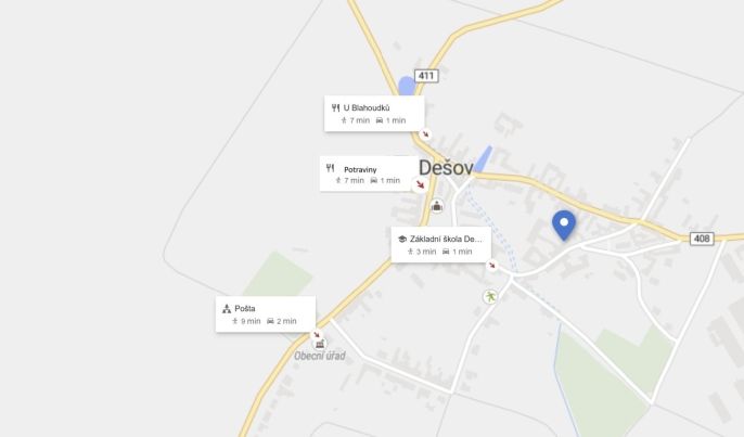 Prodej, Zemědělská usedlost, Dešov