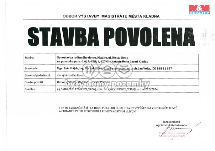 Prodej, Pozemek k bydlení, Kladno