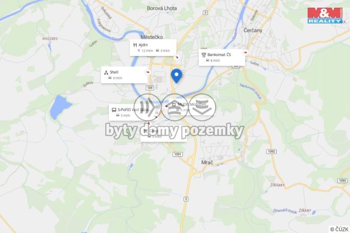 Pronájem, Sklad, Poříčí nad Sázavou