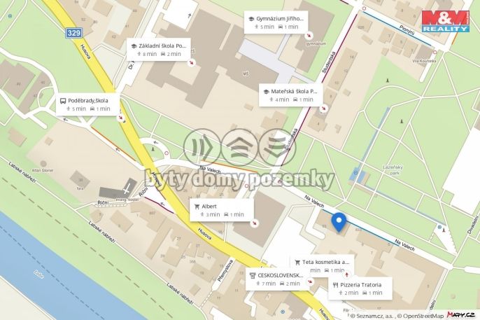 Pronájem, Byt 2+kk, Poděbrady