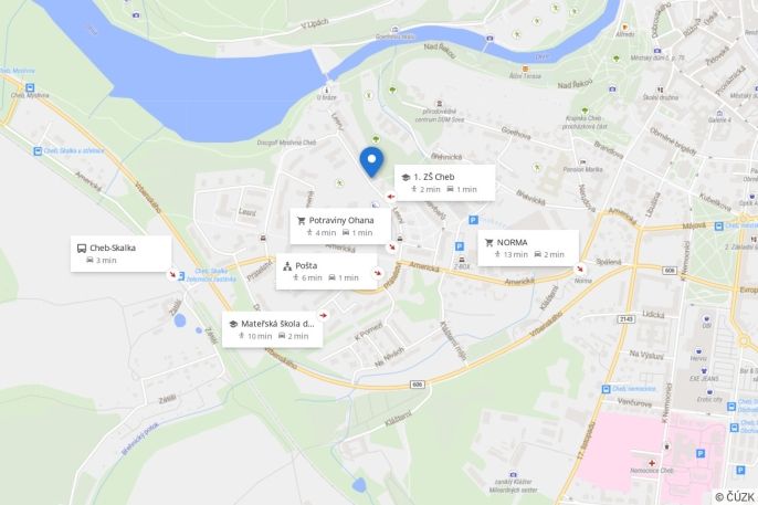 Prodej, Byt 3+1, Cheb