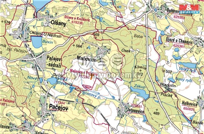 Prodej, Pole, Maňovice