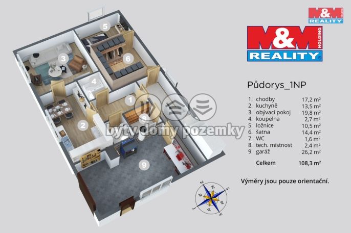 Prodej, Rodinný dům, Krupka