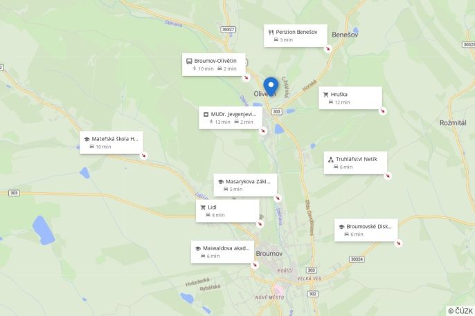 Prodej, Byt 3+1, Broumov