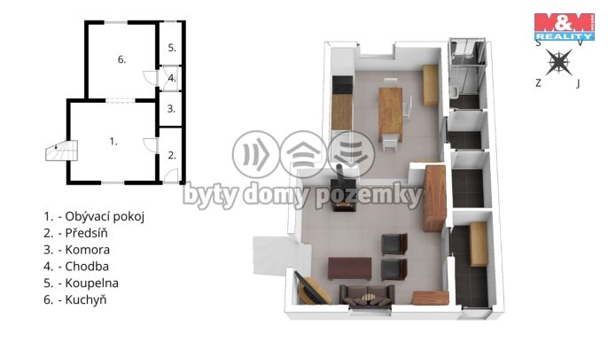 Prodej, Rodinný dům, Horní Planá