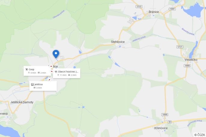 Prodej, Byt 2+1, Jetětice