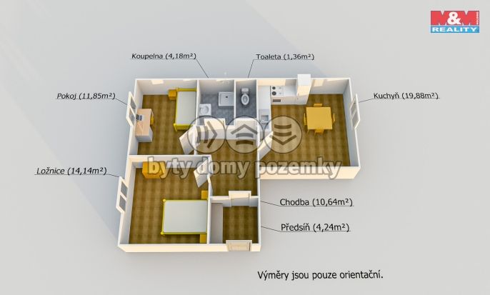 Prodej, Byt 3+kk, Stod