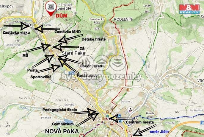 Prodej, Rodinný dům, Stará Paka