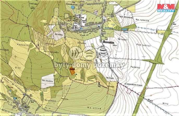 Prodej, Louka, Borotín
