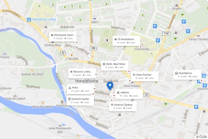 Pronájem, Obchod a služby, Horažďovice