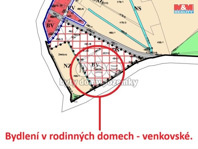 Prodej, Pozemek k bydlení, Újezd u Sezemic