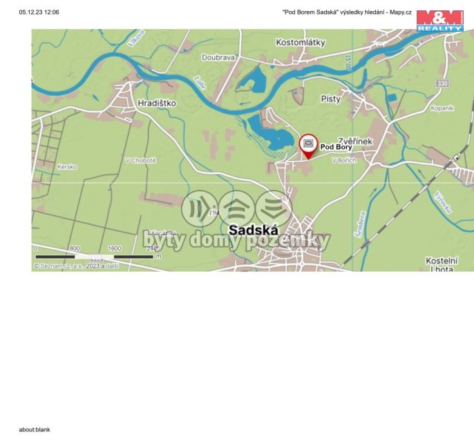 Prodej, Ostatní, Sadská