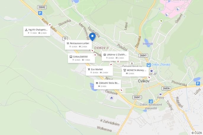 Pronájem, Byt 3+1, Cvikov