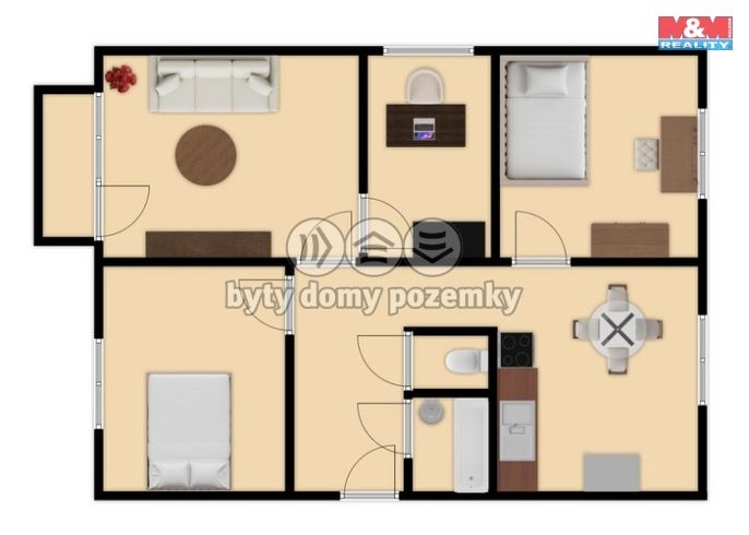 Prodej, Byt 4+1, Meziměstí